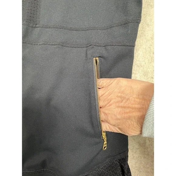Zyia Active Jacket Full Zip‎ Black Long Sleeve Pockets Athletic Women's X-large - Picture 3 of 8